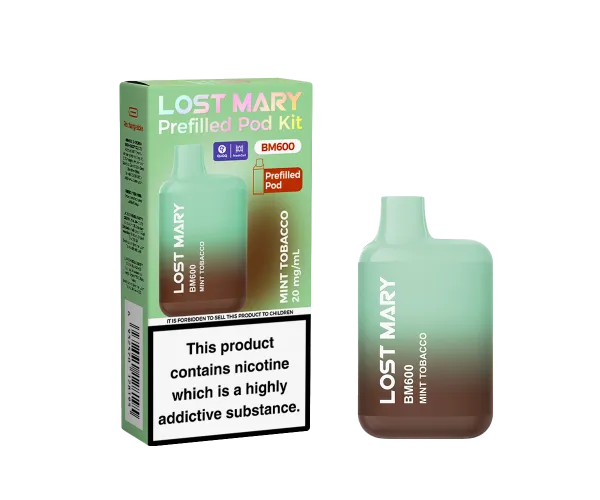 BM600 Mint Tobacco Prefilled Pod Kit BM600 Mint Tobacco Prefilled Pod Kit