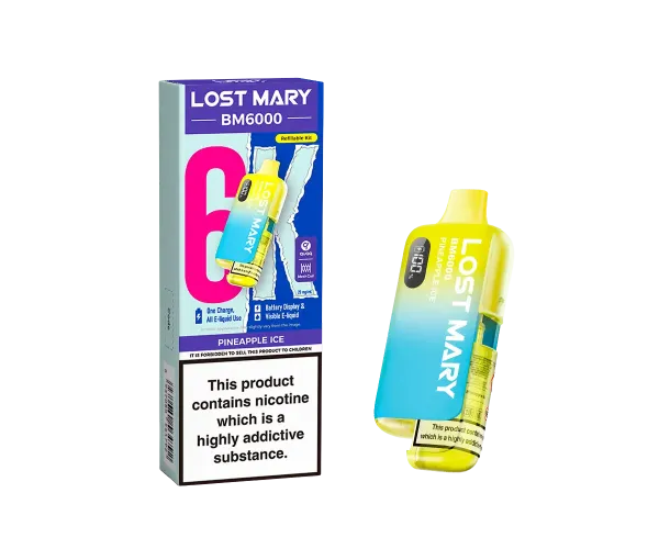 BM6000 Pineapple Ice Prefilled Pod Kit BM6000 Pineapple Ice Prefilled Pod Kit