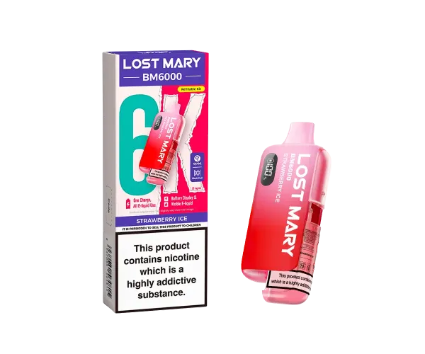 BM6000 Strawberry Ice Prefilled Pod Kit BM6000 Strawberry Ice Prefilled Pod Kit