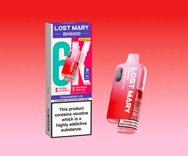 BM6000 Strawberry Ice Prefilled Pod Kit BM6000 Strawberry Ice Prefilled Pod Kit