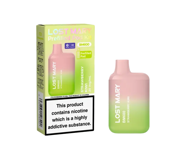 BM600 Strawberry Kiwi Prefilled Pod Kit BM600 Strawberry Kiwi Prefilled Pod Kit