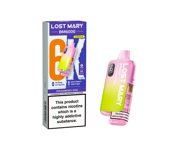 BM6000 Strawberry Kiwi Prefilled Pod Kit BM6000 Strawberry Kiwi Prefilled Pod Kit