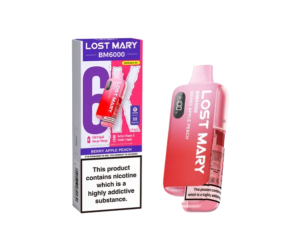 BM6000 Berry Apple Peach Prefilled Pod Kit BM6000 Berry Apple Peach Prefilled Pod Kit