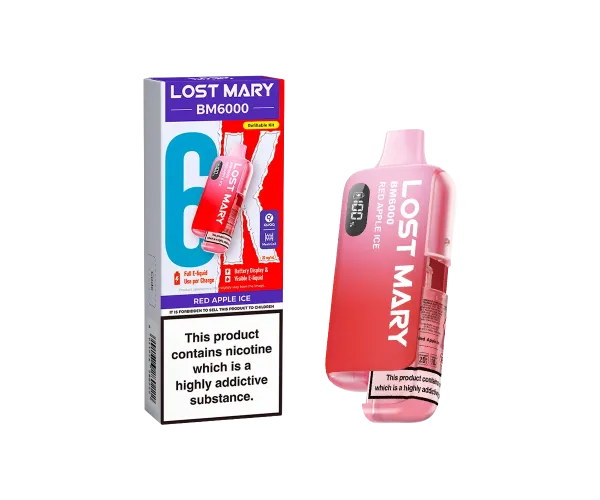 Red-Apple-Ice BM6000 Red Apple Ice Prefilled Pod Kit
