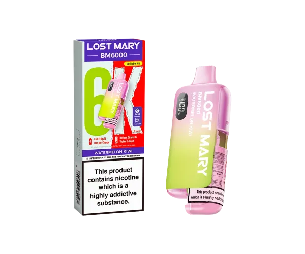 BM6000 Watermelon Kiwi Prefilled Pod Kit BM6000 Watermelon Kiwi Prefilled Pod Kit