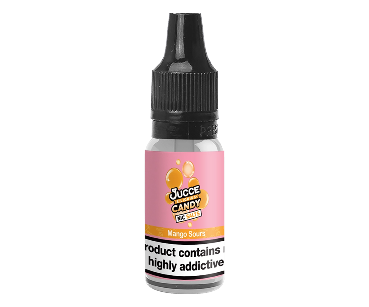 Mango Sours Candy 10ml Vape Juice Label Mango Sours Candy 10ml Vape Juice
