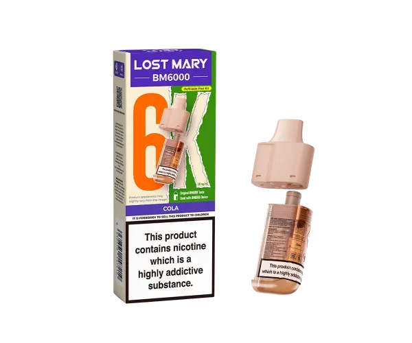 BM6000 Cola Prefilled Pods BM6000 Cola Prefilled Pods
