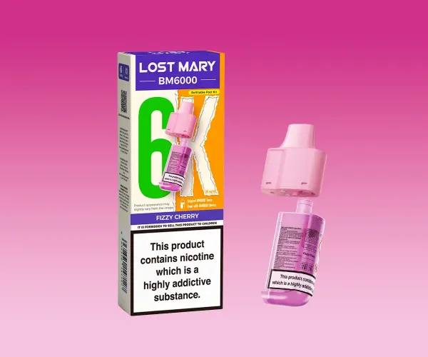 BM6000 Fizzy Cherry Prefilled Pods BM6000 Fizzy Cherry Prefilled Pods