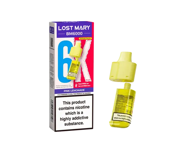 BM6000 Pink Lemonade Prefilled Pods BM6000 Pink Lemonade Prefilled Pods