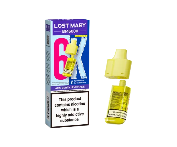BM6000 Acai Berry Lemonade Prefilled Pods BM6000 Acai Berry Lemonade Prefilled Pods